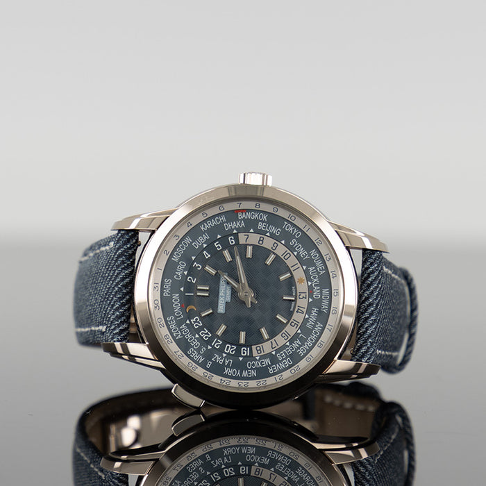 Patek Philippe Complications 5330G-001 40mm White Gold Opaline Blue-Gray Dial