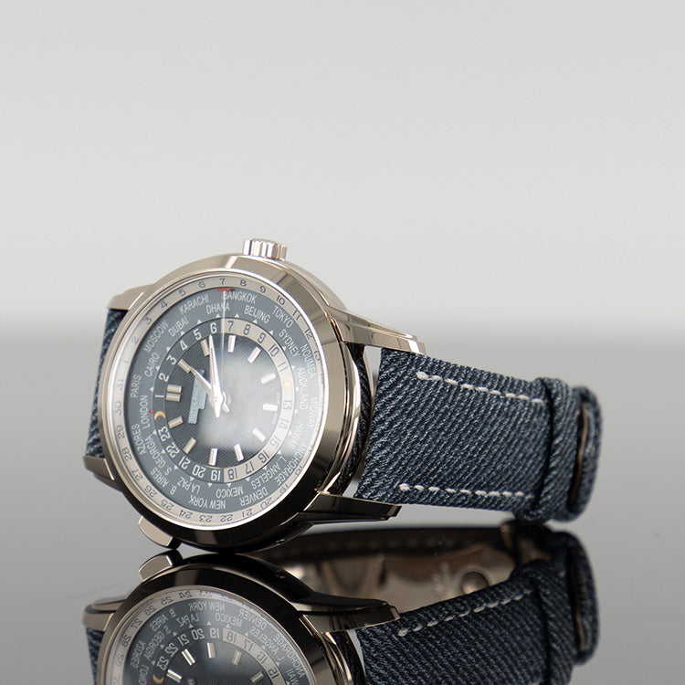 Patek Philippe Complications 40mm White Gold 5330G-001 Opaline Blue-Gray Dial