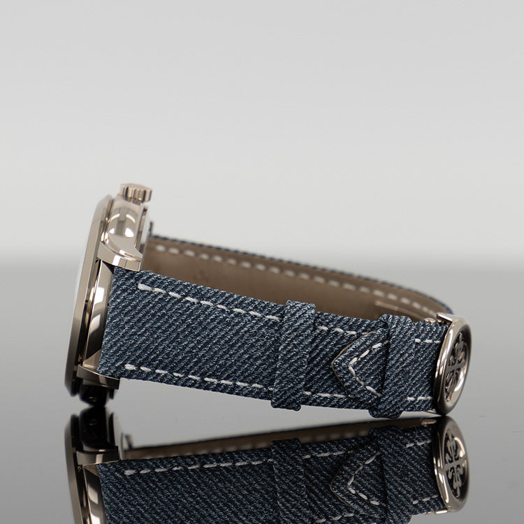 Patek Philippe Complications 40mm White Gold 5330G-001 Opaline Blue-Gray Dial