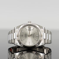 Rolex Datejust 41mm Oystersteel Silver Dial 126334 1