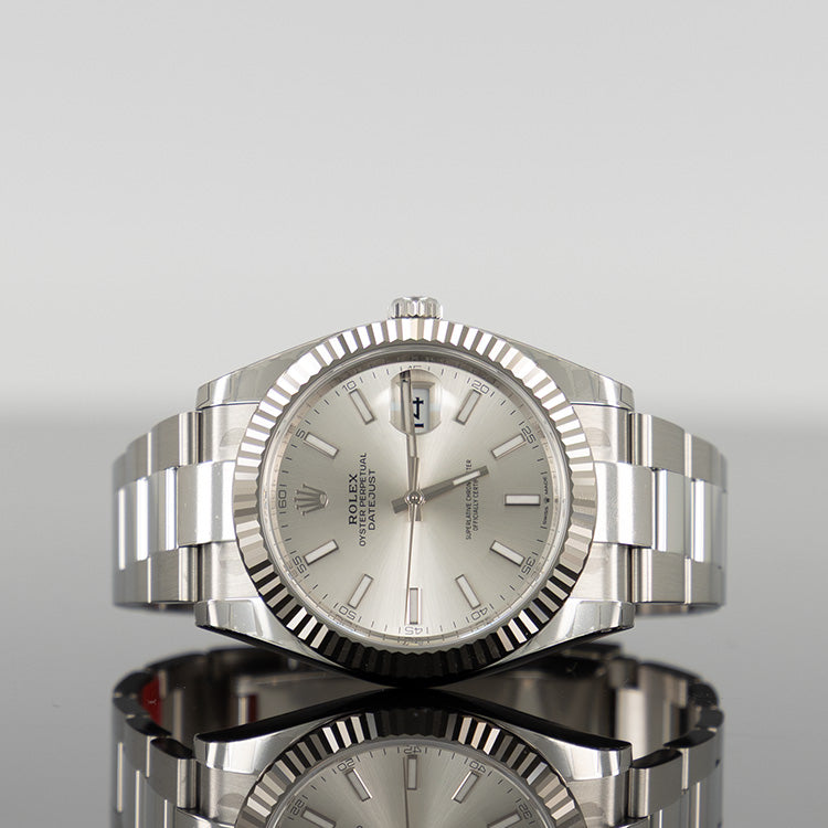 Rolex Datejust 41mm Oystersteel Silver Dial 126334