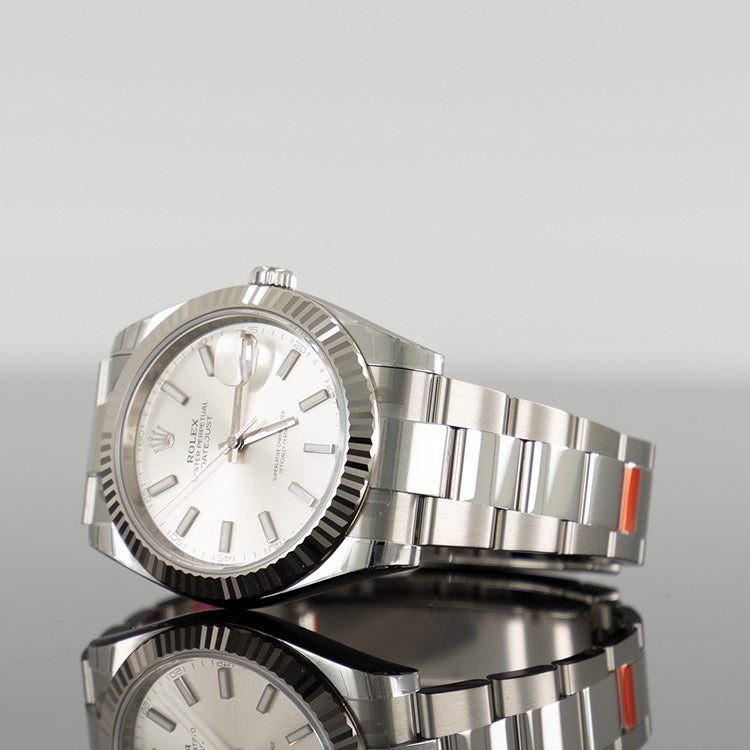 Rolex Datejust 41mm Oystersteel Silver Dial 126334