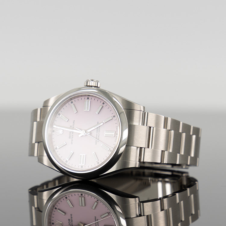 Rolex Oyster Perpetual 41mm Steel Pink Dial 134300