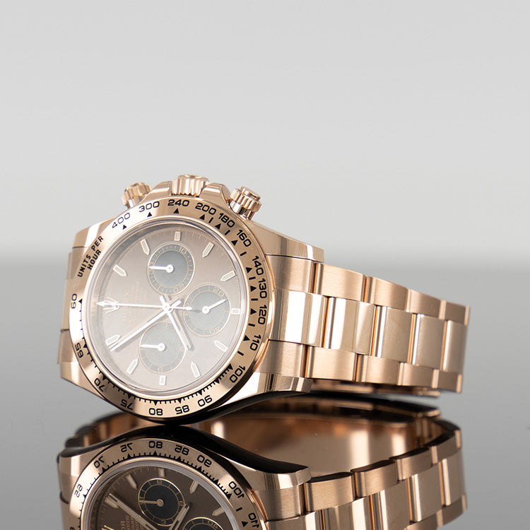 Rolex Daytona 40mm Rose Gold Chocolate Dial 126505