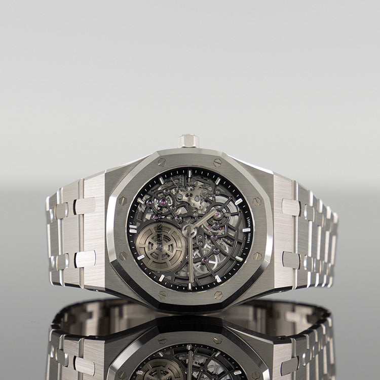 Audemars Piguet Royal Oak 39mm White Gold "Jumbo" Extra-Thin Openworked 16204BC.OO.1240BC.01