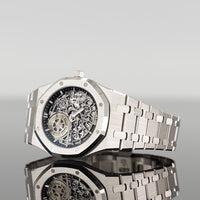 Audemars Piguet Royal Oak 39mm White Gold "Jumbo" Extra-Thin Openworked 16204BC.OO.1240BC.01 2