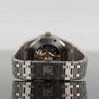 Audemars Piguet Royal Oak 41 mm Double Balance Wheel Openwork Stainless Steel Skeleton Dial 15407ST.OO.1220ST.01 4
