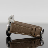 Patek Philippe 5935A-001 Complications 41mm Steel Leather Rose Gilt Dial 3