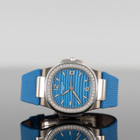 Patek Philippe Nautilus 7010G-013 32mm Azure Blue Dial 1