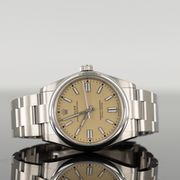 Rolex Oyster Perpetual 41mm Steel Beige Dial 134300 1