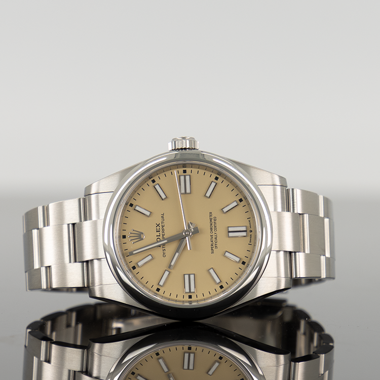 Rolex Oyster Perpetual 41mm Steel Beige Dial 134300