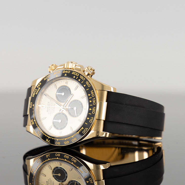 Rolex Daytona Oysterflex 40mm Yellow Gold Champagne Dial 126518LN