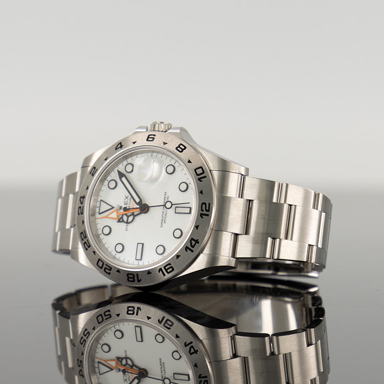 Rolex Explorer II 42mm Oystersteel White Dial 226570