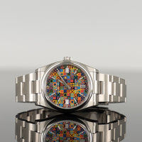 Rolex Oyster Perpetual 36mm Steel Multicolored Motif Dial 126000 1