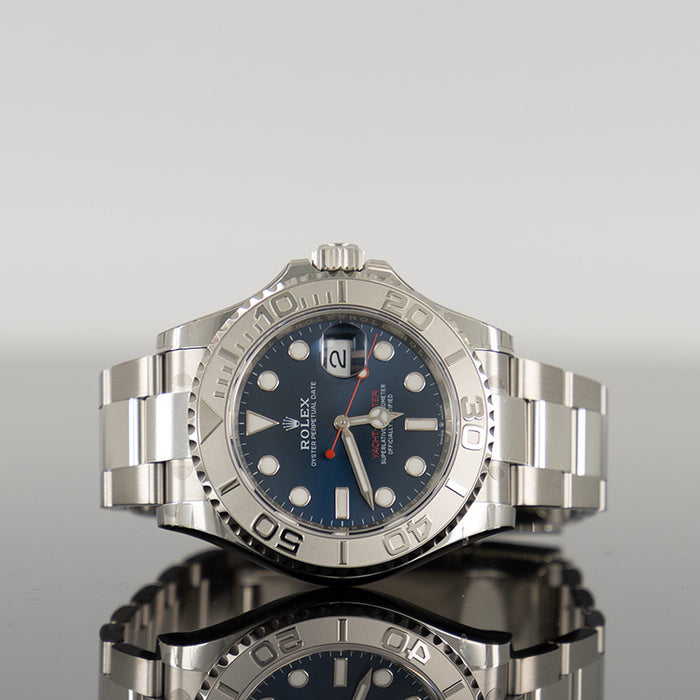 Rolex Yacht-Master 40 Platinum and Stainless Steel 40mm Bright Blue Dial 126622