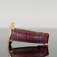 Patek Philippe Calatrava 34.6mm 7200/200R-001  Rose Gold White Dial Diamond Bezel Leather Strap 3