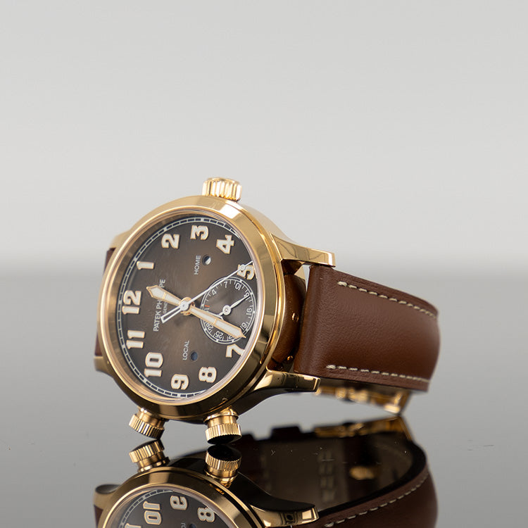 Patek Philippe Calatrava 37.5mm 7234R-001 Rose Gold Sundust Brown Dial