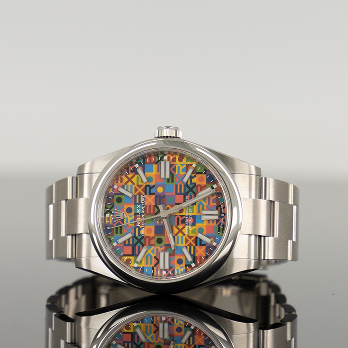 Rolex Oyster Perpetual 41mm Steel Multicolor Jubilee Dial 134300
