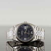 Rolex Datejust 36mm Steel Jubilee Aubergine Diamond Set Dial 126234 1