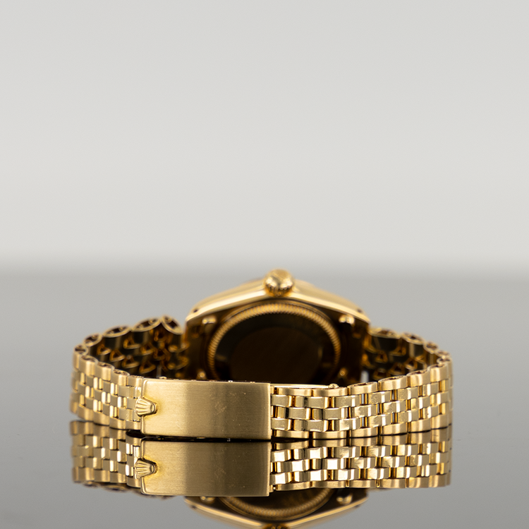 Rolex Datejust 28mm Yellow Gold Coral Dial 69178