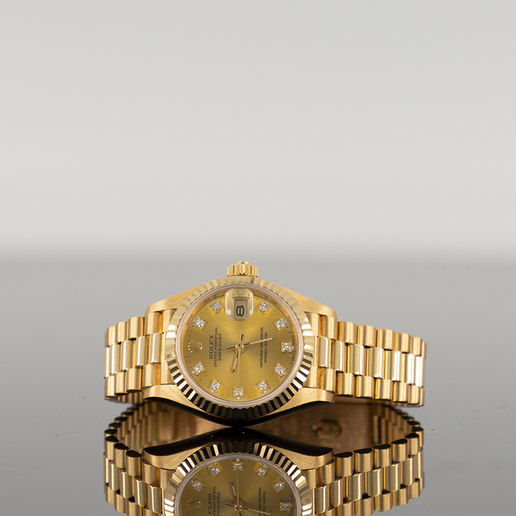 Rolex Datejust 28mm Yellow Gold Gold Diamond 69178