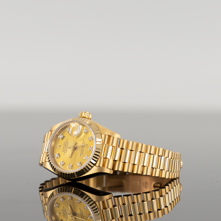 Rolex Datejust 28mm Yellow Gold Gold Diamond 69178