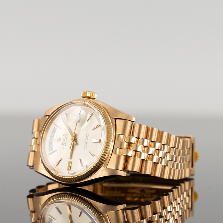 Rolex Day-Date 36mm Rose Gold Beige Dial 1803