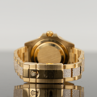 Rolex GMT-Master II 40mm Yellow Gold Diamond and Sapphire Bezel 116758SA 4