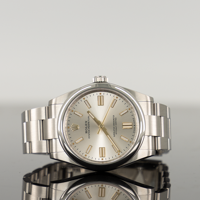 Rolex Oyster Perpetual 41mm Steel Silver Dial 134300