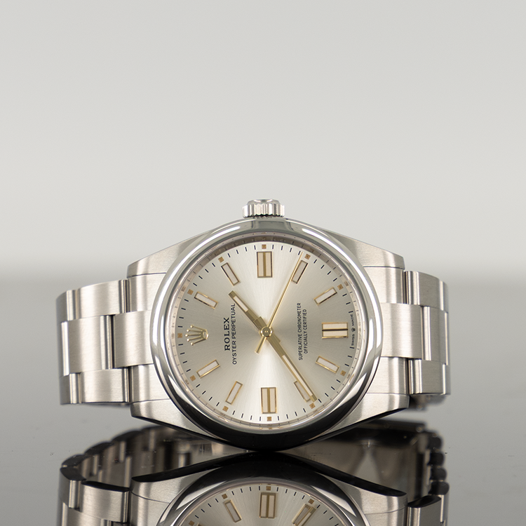 Rolex Oyster Perpetual 41mm Steel Silver Dial 134300