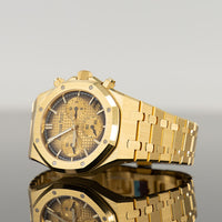 Audemars Piguet Royal Oak Chronograph 41mm Yellow Gold Smoked Yellow Gold Toned Dial 26240BA.OO.1320BA.02 2