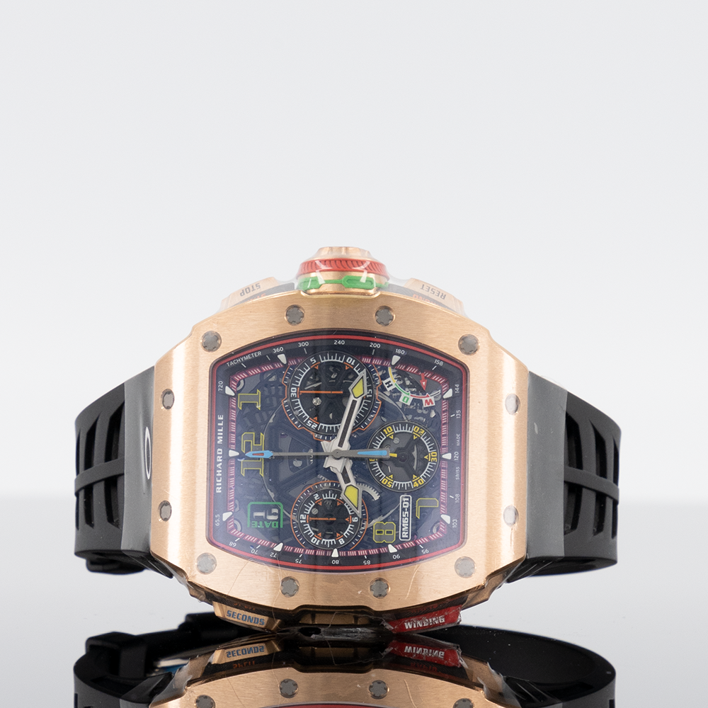 Richard Mille RM65 01 Full Rose Gold Automatic Winding Split-seconds Chronograph
