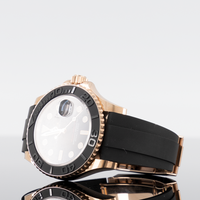 Rolex Yacht-Master 40mm Oysterflex Rose Gold Black Dial 126655 2