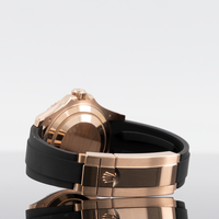 Rolex Yacht-Master 40mm Oysterflex Rose Gold Black Dial 126655 4