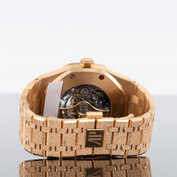 Audemars Piguet Royal Oak Double Balance Wheel Openworked 41mm Frosted Rose Gold 15412OR.YG.1224OR.01 5