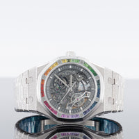 Audemars Piguet Royal Oak Frosted Rainbow Skeleton 41mm White Gold 15412BC.YG.1224BC.03 1