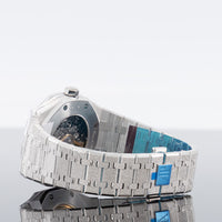 Audemars Piguet Royal Oak Frosted Rainbow Skeleton 41mm White Gold 15412BC.YG.1224BC.03 4