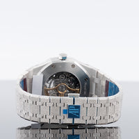 Audemars Piguet Royal Oak Frosted Rainbow Skeleton 41mm White Gold 15412BC.YG.1224BC.03 5