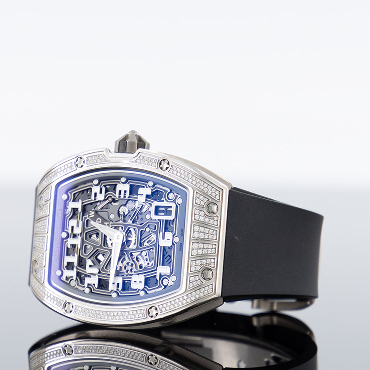 Richard Mille RM 67-01 WG Automatic Winding Extra Flat 18K White Gold and Top Diamonds