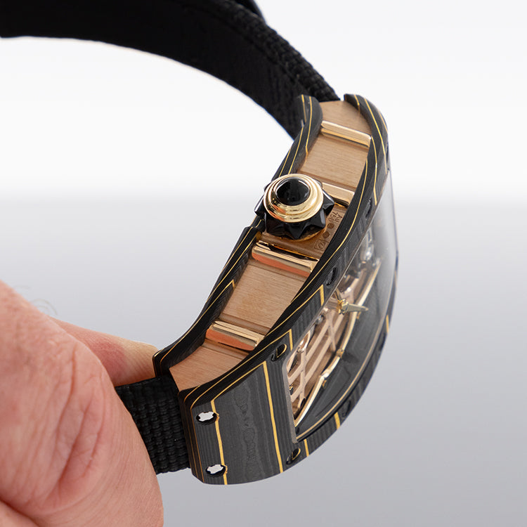 Richard Mille RM 74-02 Automatic Winding Tourbillon Gold Carbon TPT & Rose Gold