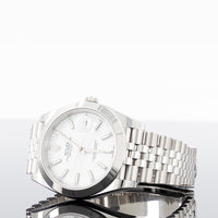 Rolex Datejust 41mm Steel Jubilee Smooth White Index Dial 126300 2